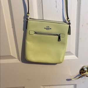 Coach Pastel Green Crossbody Bag
